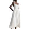 Spring New Arrival Women's Elegant Sexy Solid High Waist Suspender Dress, European American Style Forest Aesthetic Casual Dress for Women