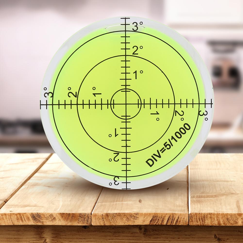 Small Level Bubble 60mm Diameter Measuring Tool Round Level Bubble with Scale for Camera  Balance Round Bubble Level