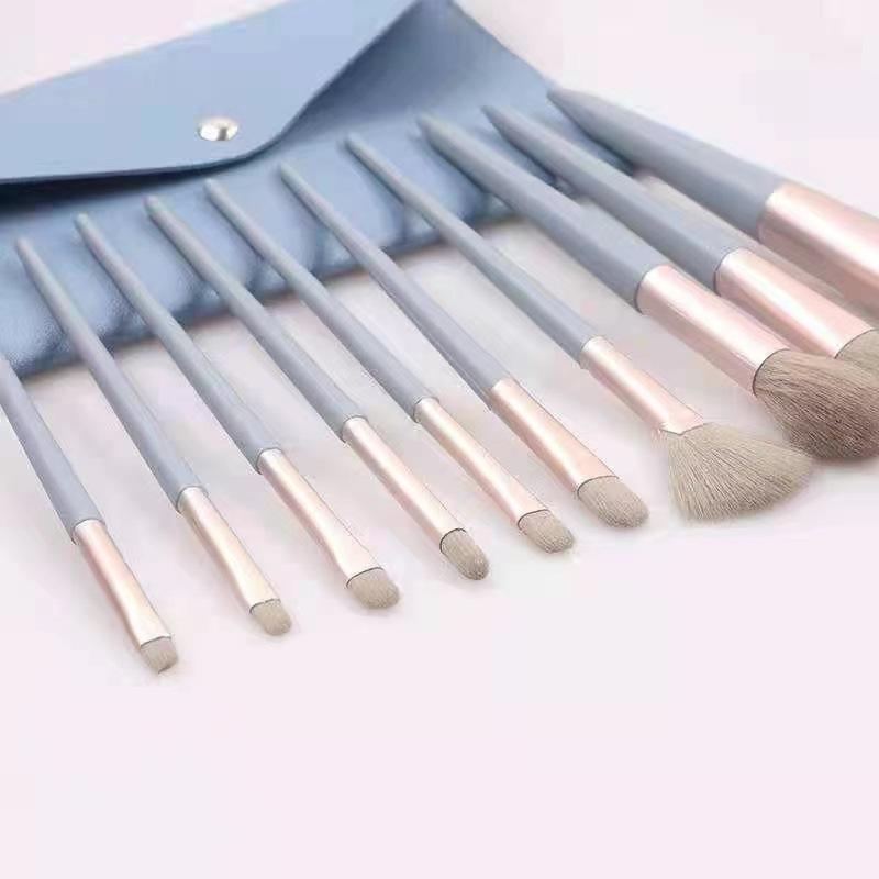 Soft Makeup Brush Set Pu Bag Loose Powder Brush Blush Brush Explosive Beauty Makeup Tool Set
