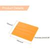 HARFINGTON 3pcs Vinyl Squeegee, 4-Inch Car Vinyl Film Scraper, Yellow, Rectangle