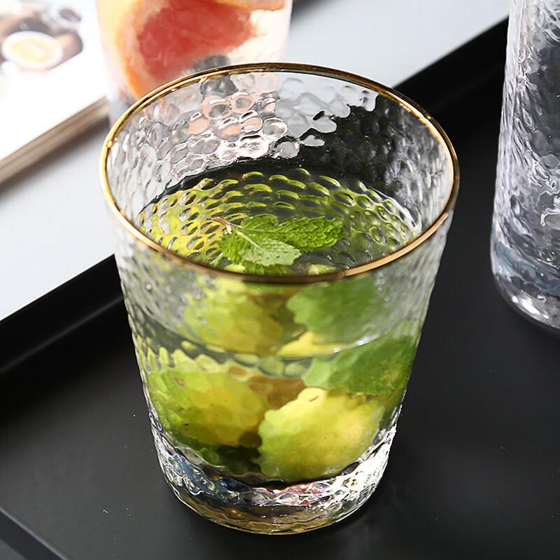 Shangqi Japanese Style Gold Rim Glassware Set