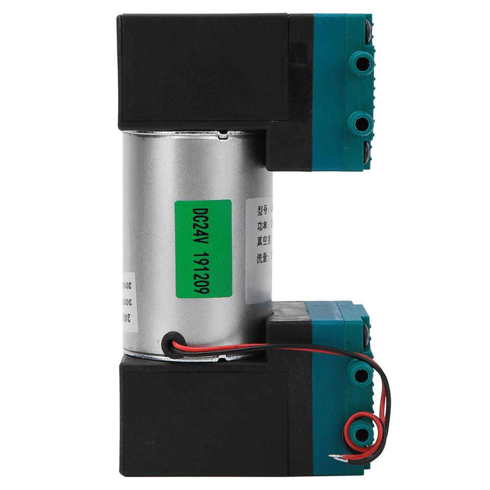 Mini Vacuum Pump Large Flow Low Noise -90~350kpa 24W 10~20L/min