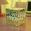Creative Diy Tulip Flower Sea Home Decor Cube Three-Dimensional Small Night Lamp Material Package For Girlfriend Couple