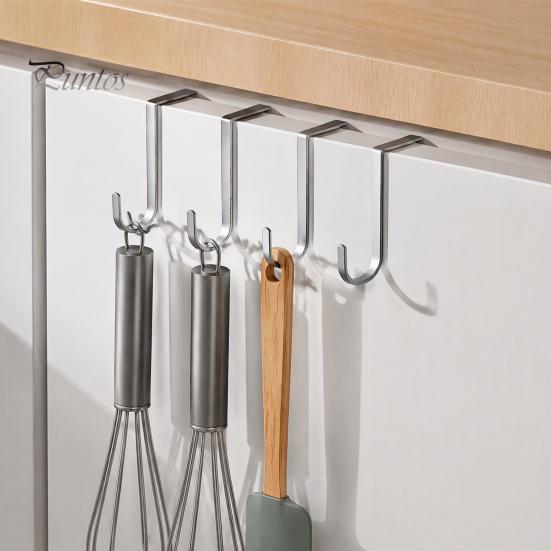 Dorm Room Essentials Heavy Duty Bunk Bed Hook, Stainless Steel No Drill Over The Door Hooks Space Saving Organizer for Bathroom Cabinet And