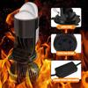 120W Auto Lamp Mini Lens LED H4 Bulbs Headlight for Cars High Beam Low Beam H4 LED Projector Dual Lens Turbo Fan 6000K White