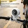 Portable Handheld Fan Dual Modules 199 Level Adjustable Wind Speed Mist Fan With Suction Cup Flexible Legs