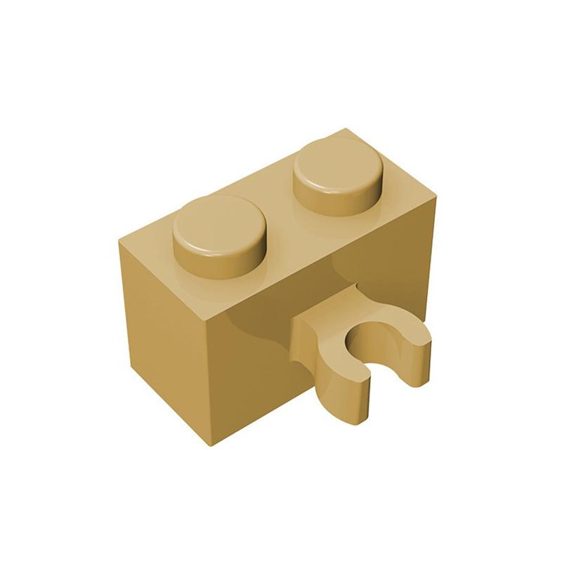 10pcs MOC Parts 95820 30237 Brick Special 1 X 2 with Clip Compatible Bricks Assmble Building Blocks Particle Toy Gift