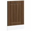 Dishwasher Panel Lucca Brown Oak Effect Wood Material