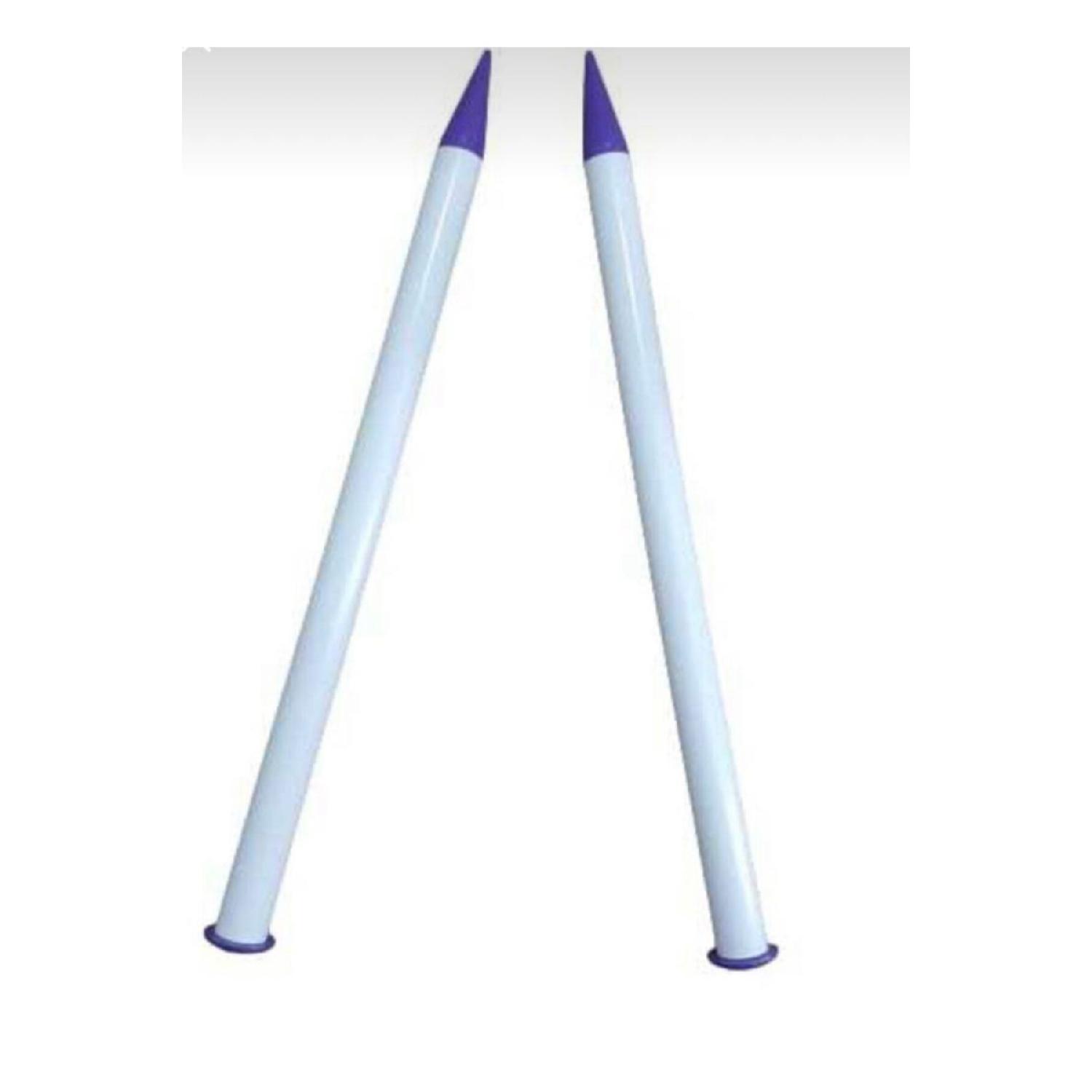 

: Knitting Needle Flat Type Knitting Needle Thick Needle 20 Mm Length 40cm.