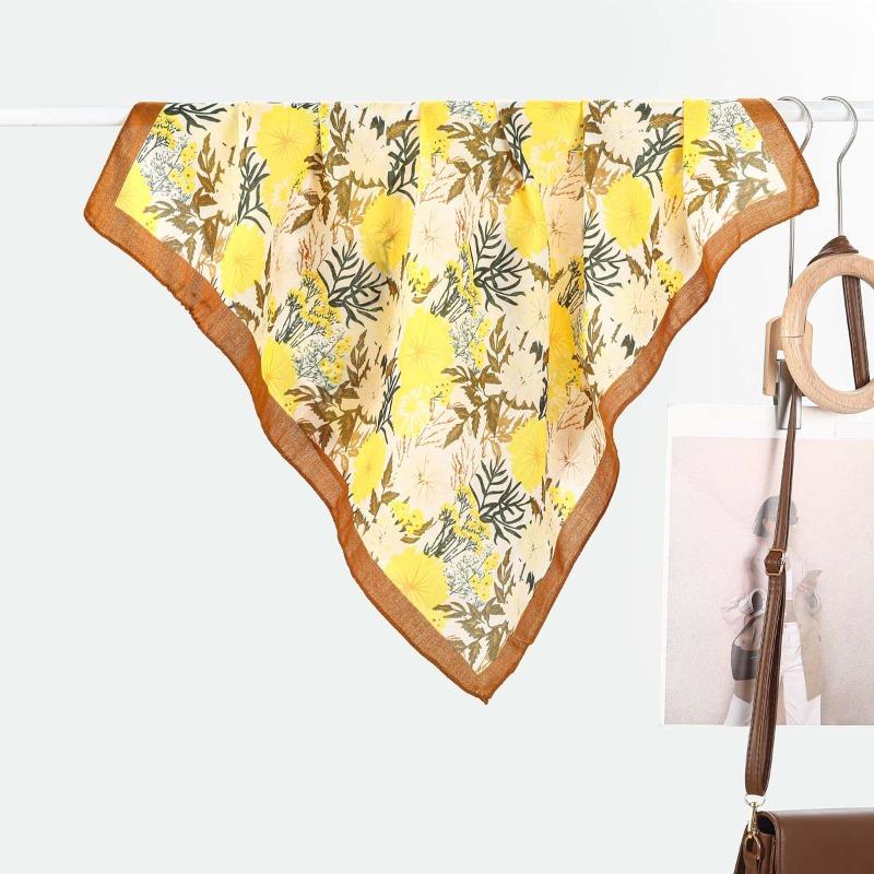 New herringbone pattern small square scarf femininity versatile decorative professional small square scarf autumn and winter warm scarf batch