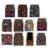 Colorful Mexico Flower Table Runner Halloween Skull Linen Tablecloth Wedding Party Dinner Coffee Table Decoration Cloth