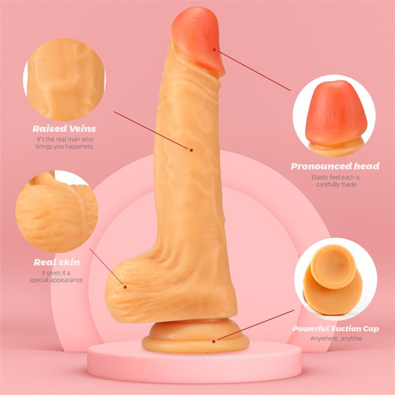 Thor Female Masturbator Simulation Manual Big Dildo Sucker Dildo Penis Adult Supplies