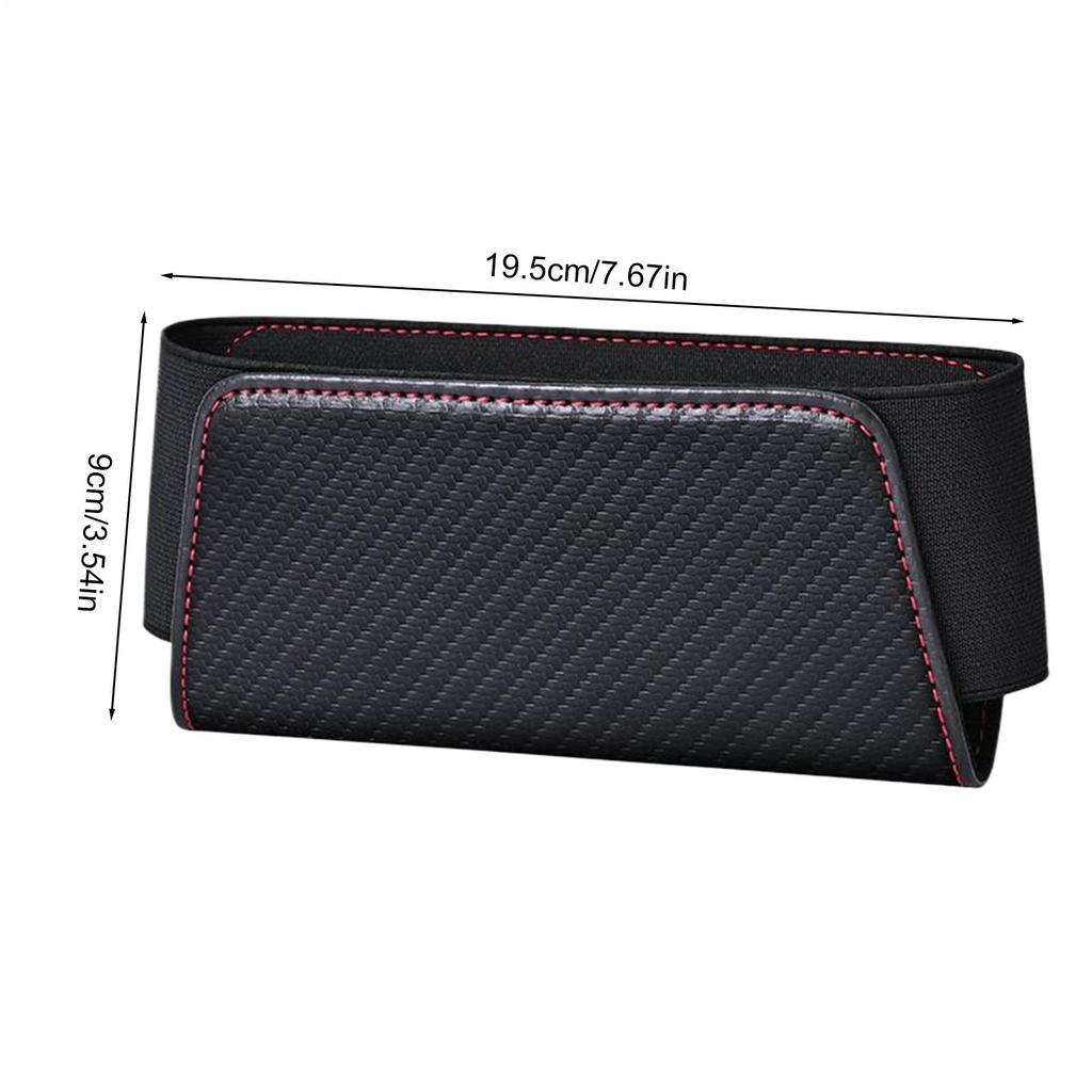 Back Of Seat Car Organizer Self-Adhesive Automotive Behind Seat Storage Bag for Phone Seatback Organization Box Bag for Truck