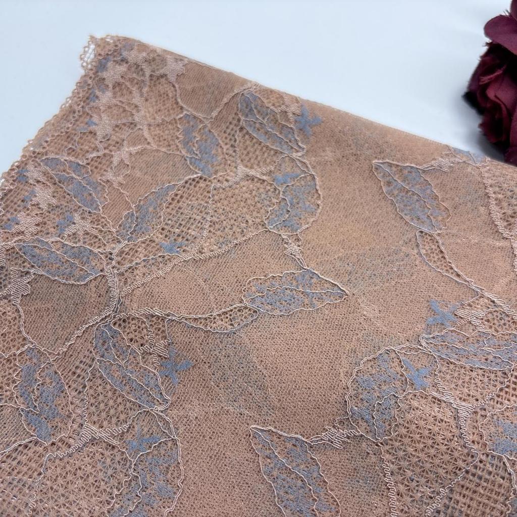 23cm Wide Spandex Lace, Elastic Sewing Lace Fabric for Lingerie, Bra, Underwear, Garment, Crafting