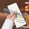 2026 Square Blue Light Glasses for Women - Stylish Frame, Prescription-Ready, Enhances Bare Face, High-End Feel