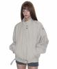 Crank High-Neck Belted Blouson Jacket_Beige