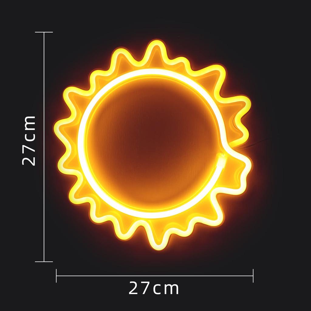ENUOLI Sun Neon Sign USB or Battery Powered Direct from Japan