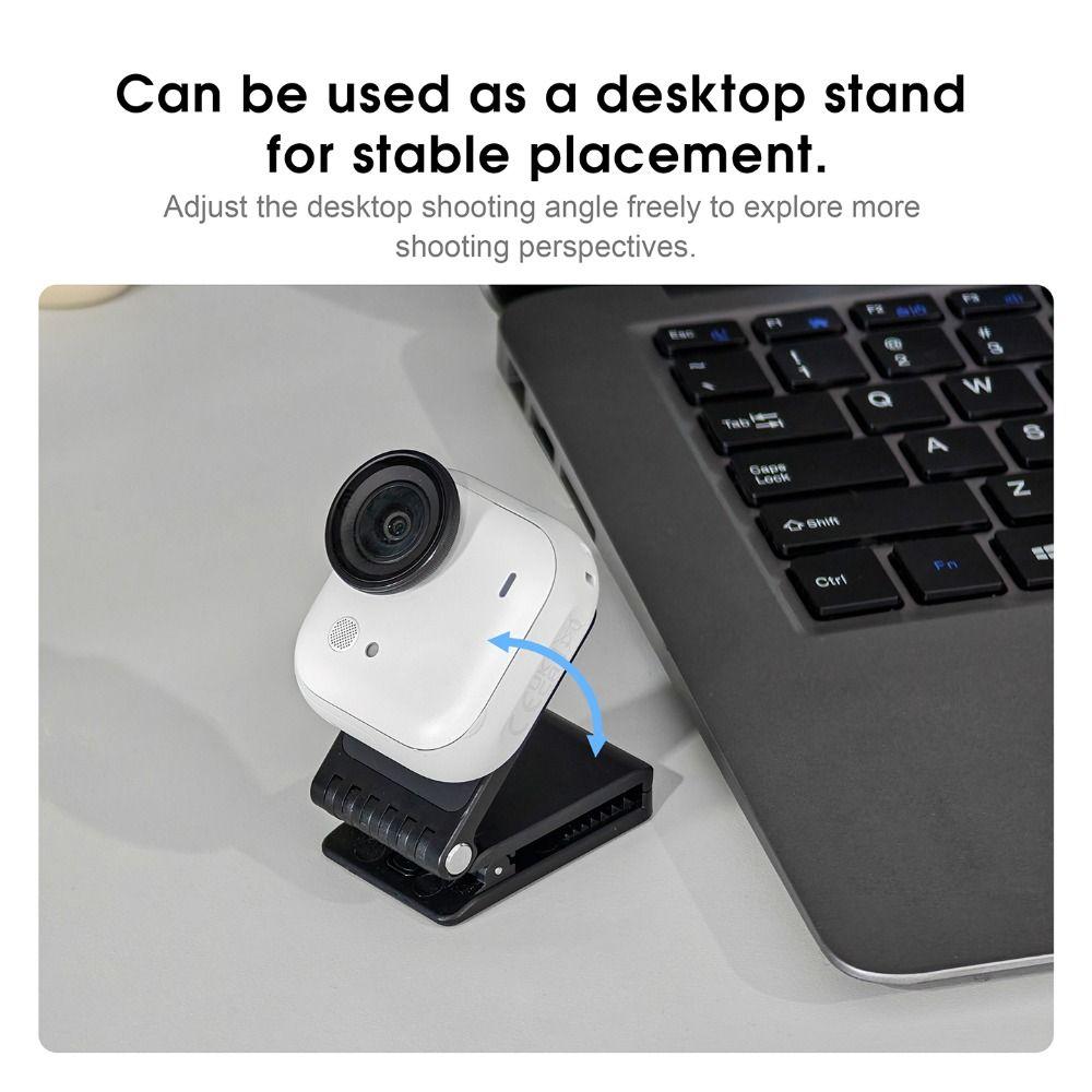 Rotation Camera Fixed Mount Clamp Backpack Clip for Insta360 GO Ultra Action Camera Accessories