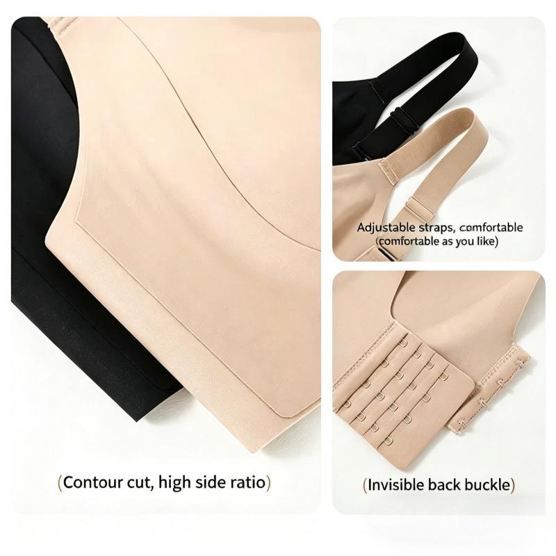 European Style Seamless Wireless Minimizer Bra for Large Bust Thin Lifting Anti-Sagging Support Intimates for Women