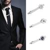 Pince à Cravate en Alliage pour Homme Mariage Cravate Cravate avec Strass Pince à Cravate pour Gentleman