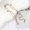 Elegant Multi-Layer Flower Bracelet & Anklet in Titanium Steel for Women