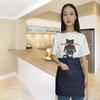 Nordic Style Sleeveless Denim Kitchen and Work Apron with Customizable LOGO