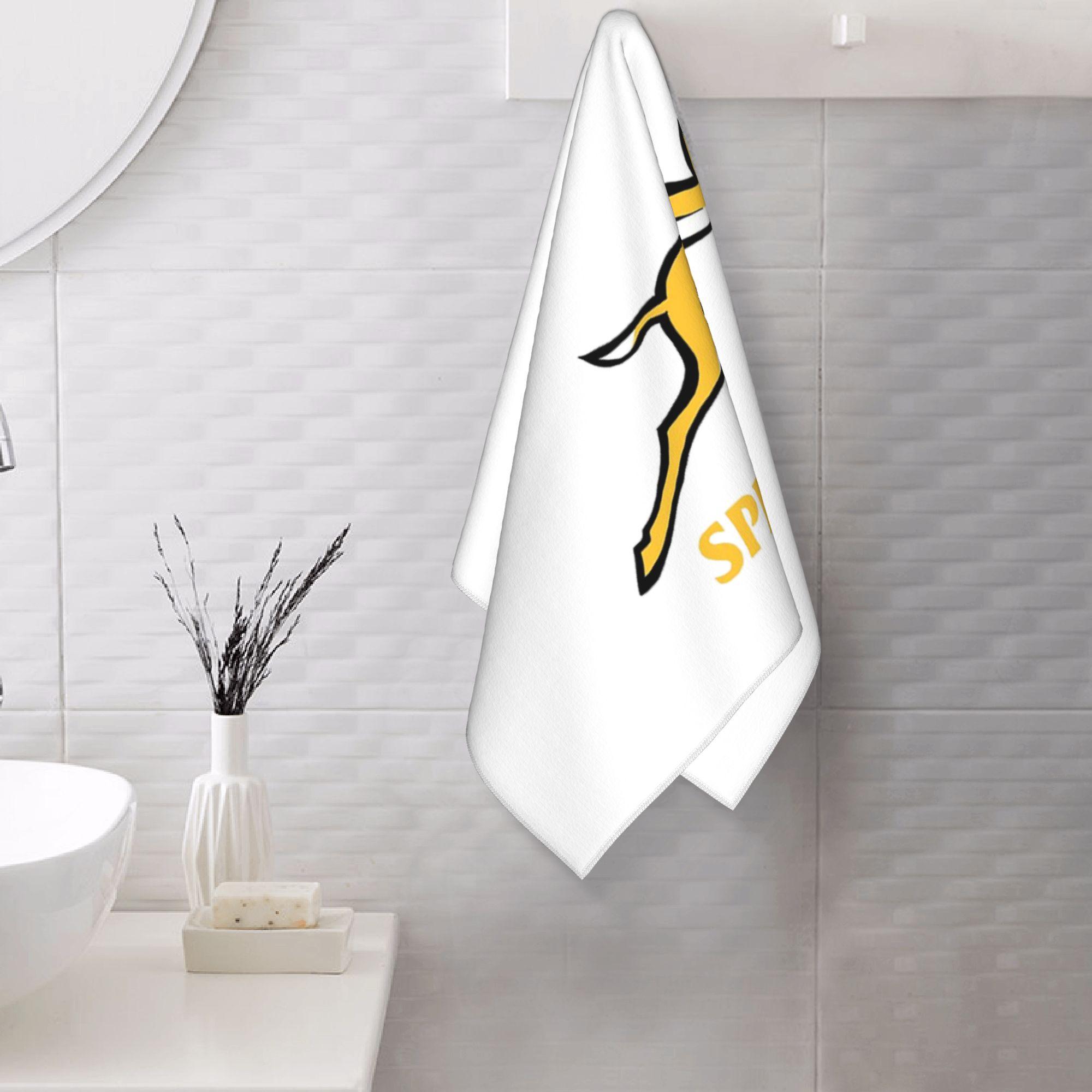 Ka Chen Muxi White Springbok Soft Face Towel Quick Dry Pool Bath Cotton Towels Absorbent