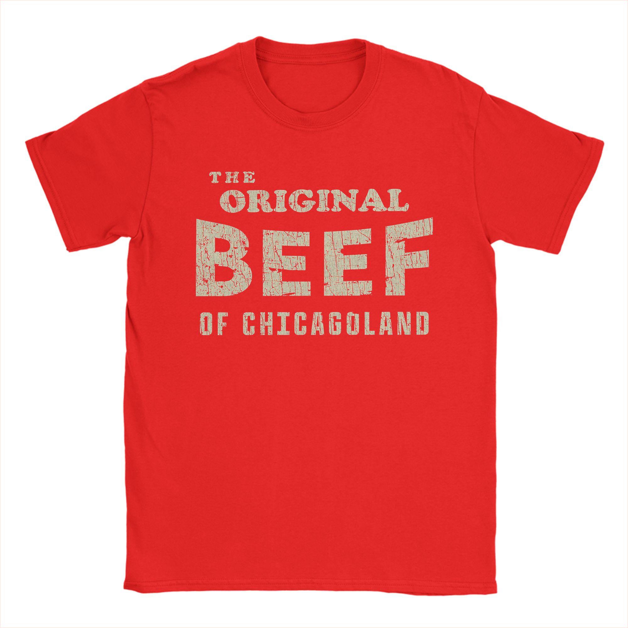 

Men TShirts The Original Beef of Chicagoland 2017 The Bear TV Show 100 Cotton Tees Short Sleeve T Shirts Tops Printing S