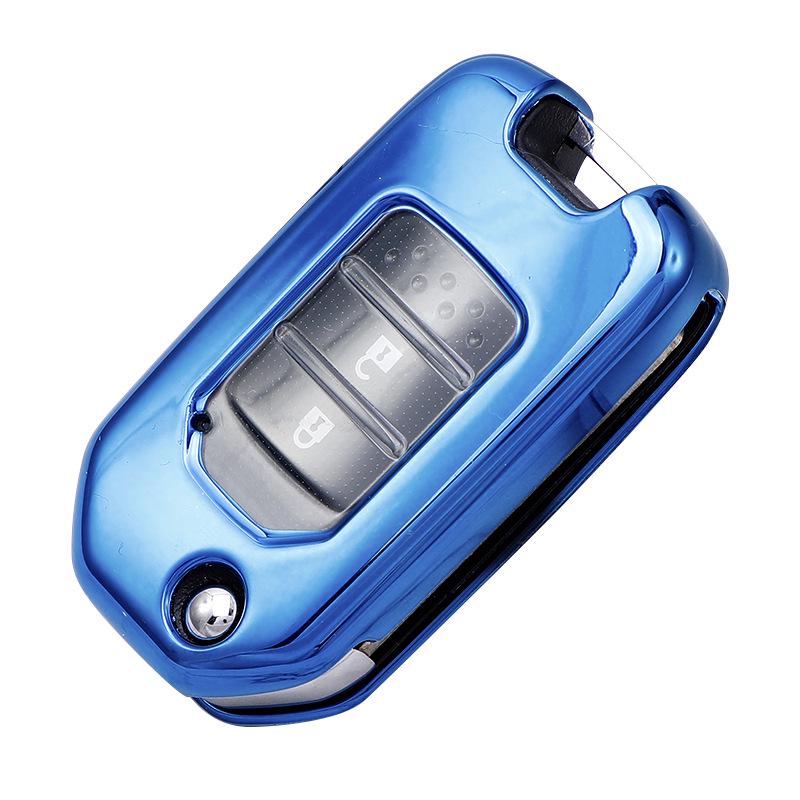 TPU Key Shell for Honda Vezel, Accord, XRV, Fit Folding Key Cover