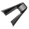 Carbon Fiber Style Steering Wheel Decoration Frame Cover Trim Fit for Alfa Romeo Giulia 17 19