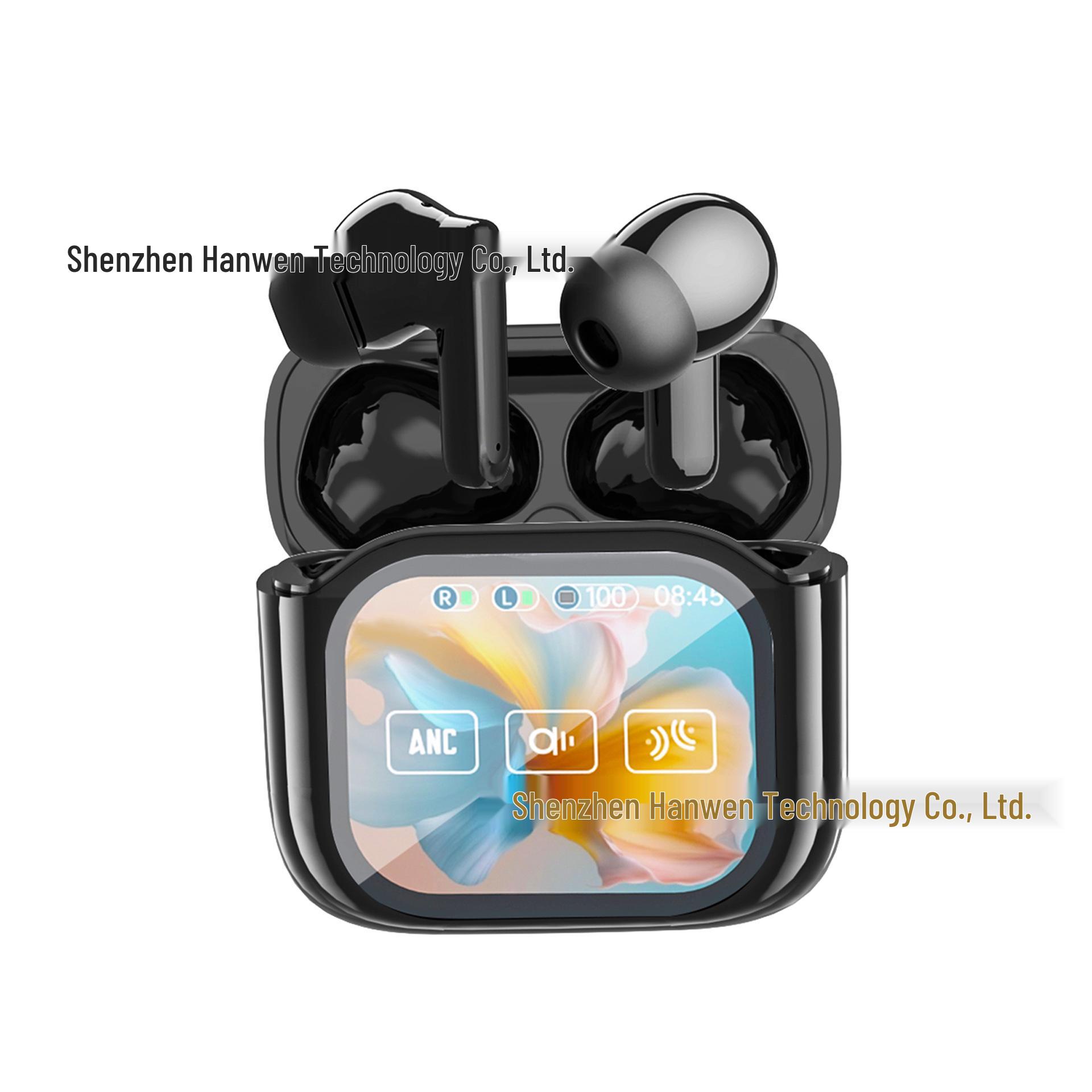 

JM19 In-Ear Bluetooth Headset: ANC Noise Canceling, Multi-Function Color Screen, Wireless Earbuds Standard Version