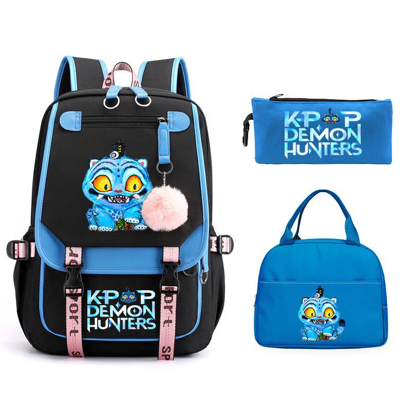 Kpop Anime Cartoon Peripheral Printing Backpack Large Capacity Student School Bag College Meal Bag Pencil Bag no specifications