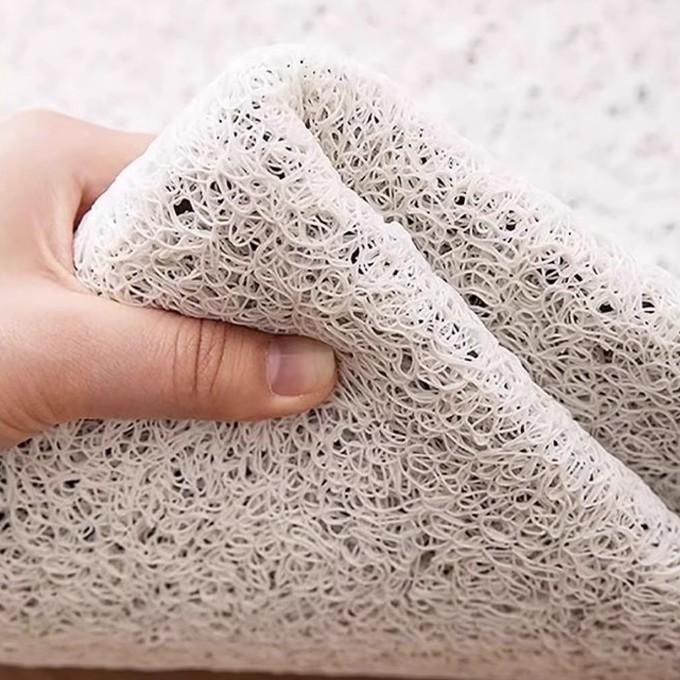 Creative Text Silk Circle Floor Mat Entry Door Wear-Resistant Foot Pad Household Entrance Door Rubbing Soil Can Be Cut Floor Mat