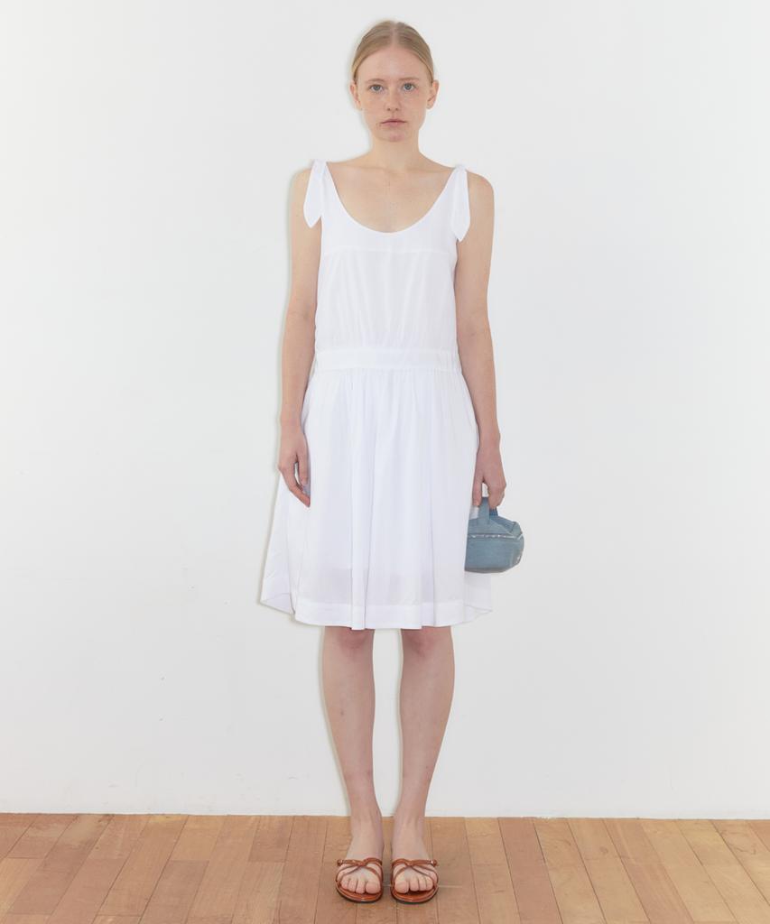 Sinun Rabbit Tie Dress (White)