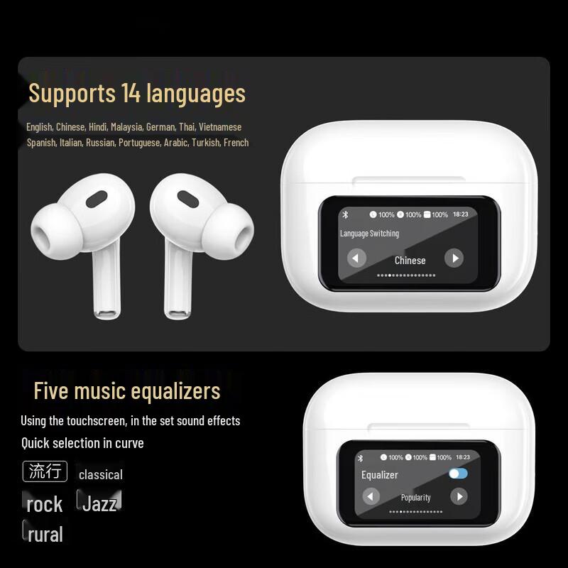 Newmine T9 Active Noise Cancelling Wireless Bluetooth Earbuds