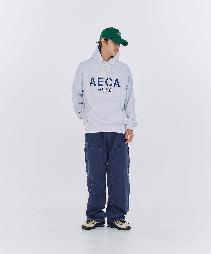 Big Logo Pullover Hoodie-Navy/White