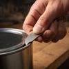 Stainless Steel Paint Can Opener with Keyring for Opening Oil Paint Buckets Milk Powder Containers and Metal Paint Drums Durable and Portable Tool