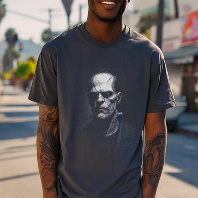 Frankenstein Gothic Monster T-Shirt – Dunkles Horrorfilm-Fan-T-Shirt