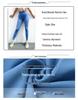 Peach Women's High Waist Yoga Pants - Quick-Drying, Breathable, Cuffed Fitness Leggings for Running and Hip Lift.