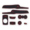 Auto Door Groove Pad Car Dust-proof Gate Slot Cushions Car Interior Dcoration Mat for Ford Fiesta 2009-2014