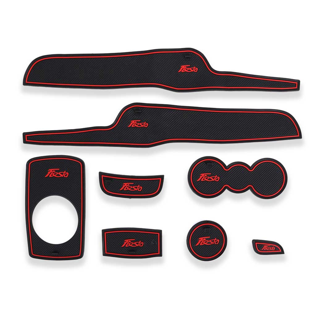 Auto Door Groove Pad Car Dust-proof Gate Slot Cushions Car Interior Dcoration Mat for Ford Fiesta 2009-2014