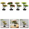 Künstlicher Obstbaum Bonsai Dekoration Multifunktional Lebensecht Simulation Topfpflanze für Schlafzimmer Küche Zuhause Badezimmer Wohnzimmer