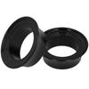 2Pcs CNC Aluminium Alloy 15mm  Bicycle Taper Washer Bike Front Fork Conical Stem SpacersBlack