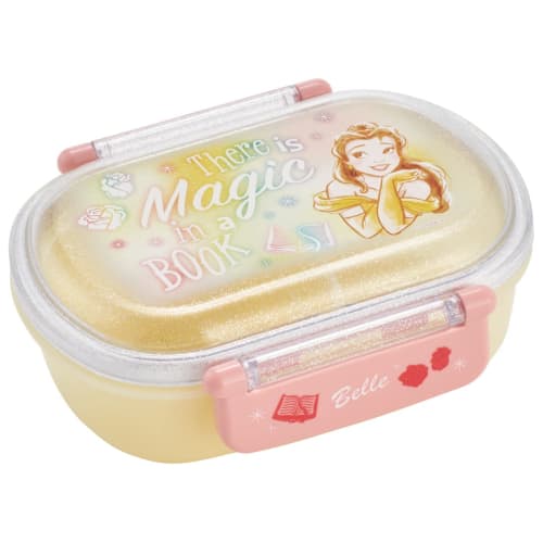 Skater Bento Box, 360ml, Disney Belle 23, Antibacterial, for Girls, Made In Japan, QAF2BAAG-A