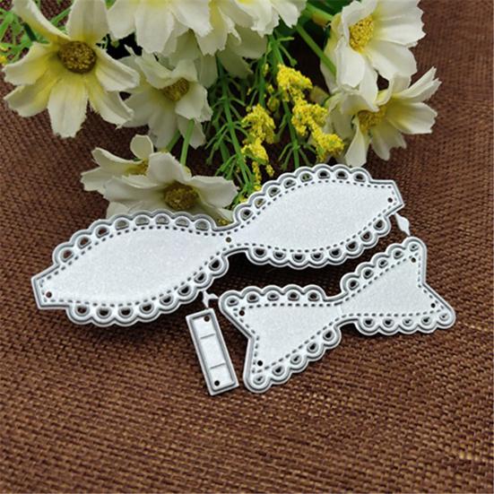 1 Set Cutting Dies Bowknot Design Reusable Carbon Steel DIY Card Decoration Stencil Mold for Album