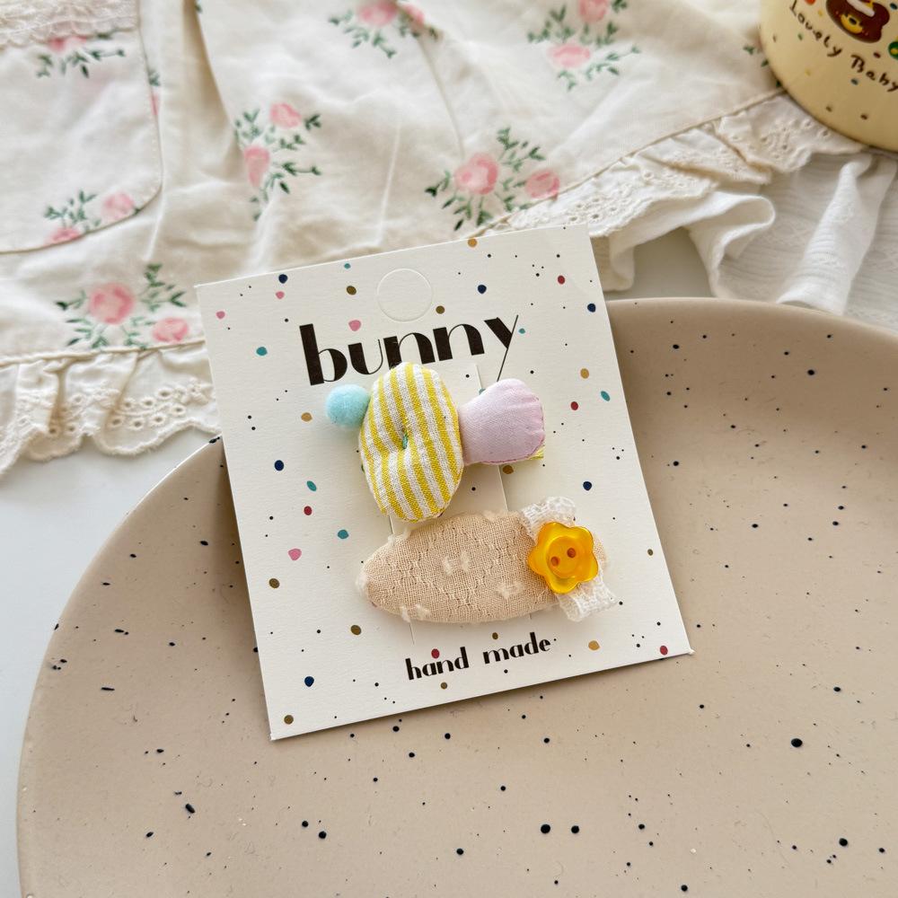 2pcs/set Pinces à Cheveux Épingles à Cheveux Mignonnes Barrettes Pinces BB Pinces à Cheveux pour Enfants Couvre-chef Pince à Cheveux Accessoires pour Cheveux Coiffe