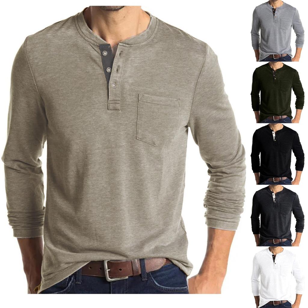 Men's Shirt Loose Fit Heavy Weight Long Sleeve Performance T-Shirt