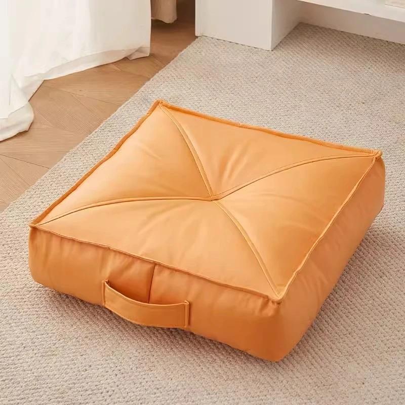 

Pu Tuan Cushion, Tatami Mat, Bay Window, Balcony Floor, Thickened Circular Low Stool, Japanese Style Seat Cushion, Sofa Stool