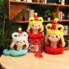 Red Cozy And Blue Snake Plush Toy For Year Of The Snake Cute Zodiac Gift For Kids