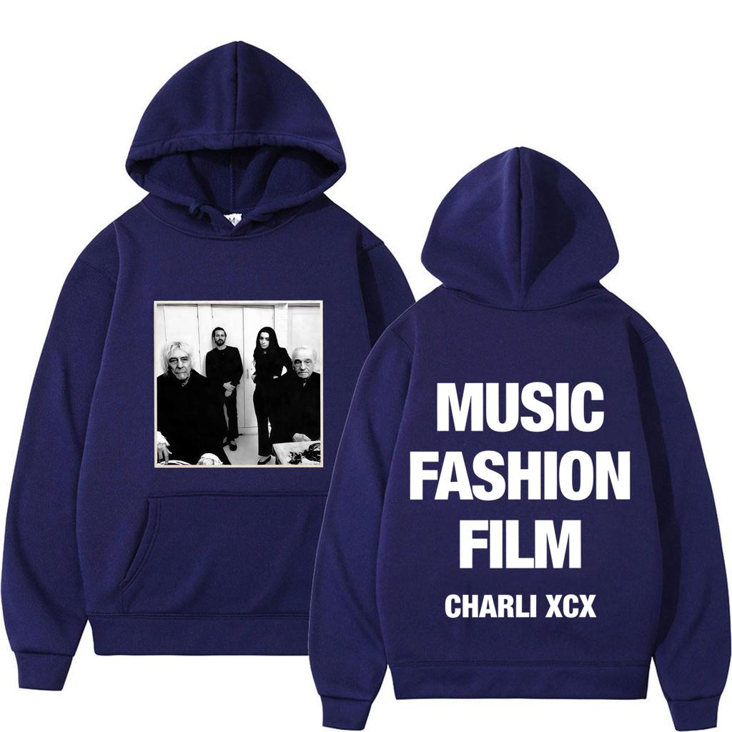 CHARLI XCX Album Music, Fashion, Film Tour 2026 Print Hoodie Men Women Hip-hop Sweatshirts Oversized Casual Pullover Streetwear